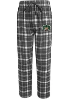 Ohio Bobcats Mens Charcoal Primary Logo Sleep Pants