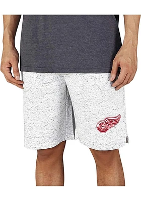 Concepts Sport Detroit Red Wings Mens White Throttle Knit Jam Shorts