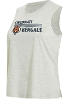 Cincinnati Bengals Womens White Harbor Tank Top