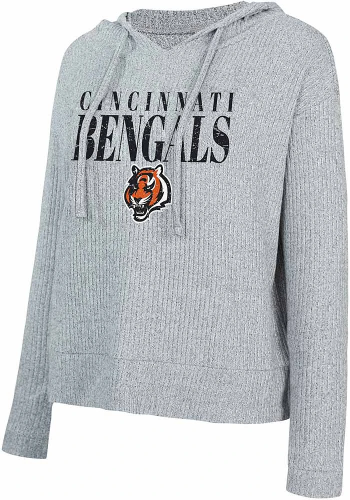 Cincinnati Bengals Womens Grey Juniper Hooded Sweatshirt