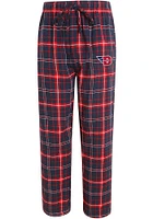 Dayton Flyers Mens Navy Blue Plaid Flannel Sleep Pants