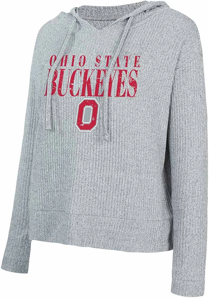 Ohio State Buckeyes Womens Grey Juniper Hooded Sweatshirt