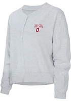 Ohio State Buckeyes Womens Grey Ashford LS Tee