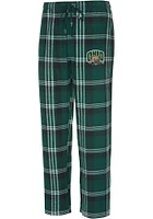 Ohio Bobcats Mens Green Region Plaid Sleep Pants