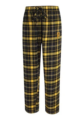 Pittsburgh Pirates Mens Black Ultimate Flannel Sleep Pants