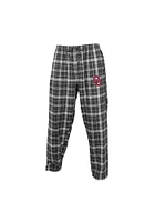 Concepts Sport Oklahoma Sooners Mens Charcoal Ultimate Plaid Flannel Sleep Pants