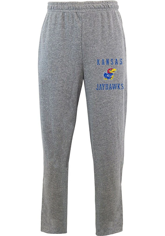 Concepts Sport Kansas Jayhawks Mens Grey Mainstream Fashion Sweatpants