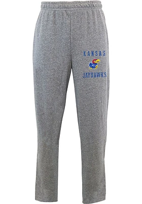 Concepts Sport Kansas Jayhawks Mens Grey Mainstream Fashion Sweatpants