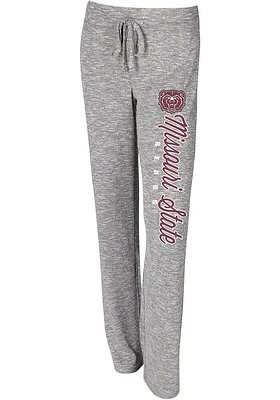 Concepts Sport Missouri State Bears Womens Grey Layover Loungewear Sleep Pants