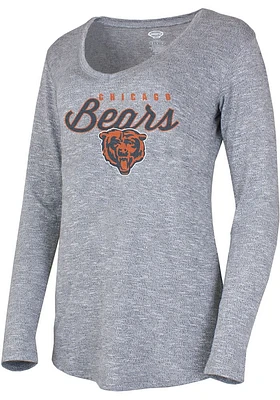 Concepts Sport Chicago Bears Womens Grey Layover Loungewear Sleep Shirt