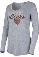 Concepts Sport Chicago Bears Womens Grey Layover Loungewear Sleep Shirt