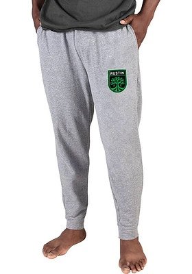 Concepts Sport Austin FC Mens Grey Mainstream Cufffed Terry Sweatpants