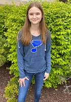 Concepts Sport St Louis Blues Womens Navy Blue Mainstream Hooded Sweatshirt
