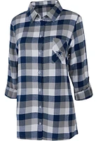 Dallas Cowboys Womens Navy Blue Breakout Loungewear Sleep Shirt