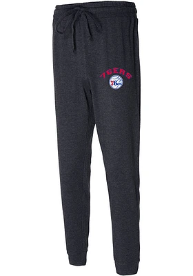 Philadelphia 76ers Mens Grey Scotch Fashion Sweatpants