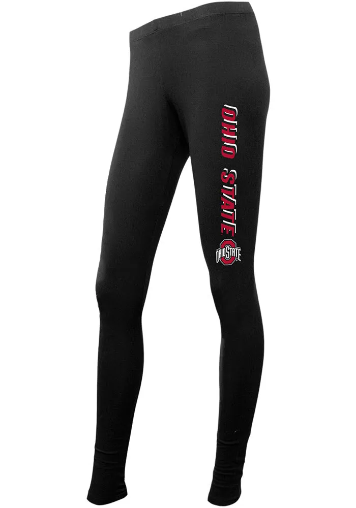 Ohio State Buckeyes Womens Black Fraction Pants