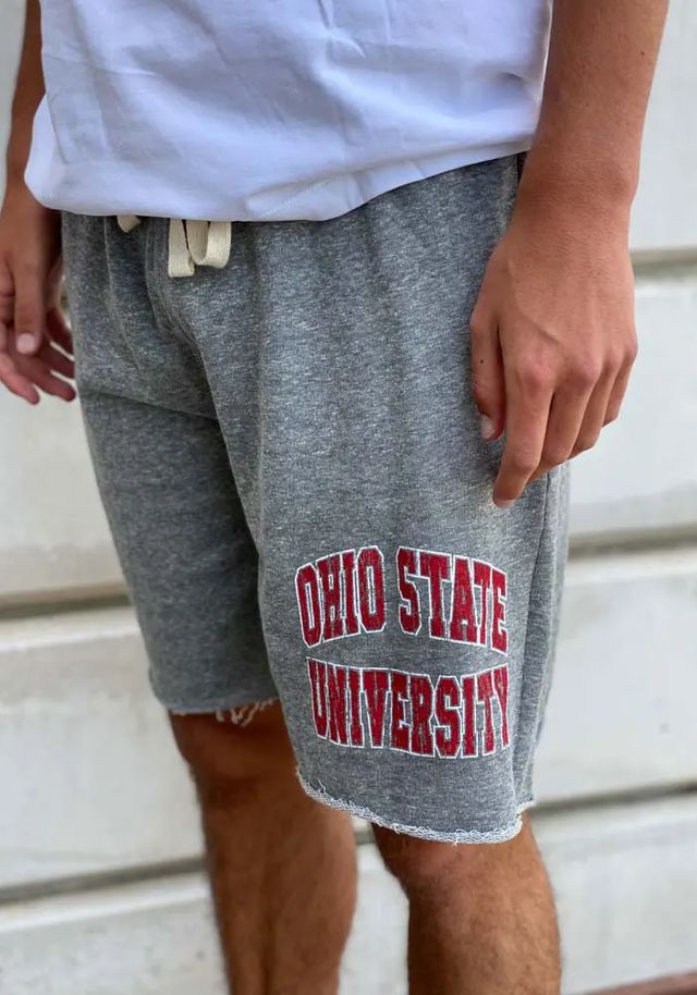 Ohio State Buckeyes Mens Grey Mainstream Shorts