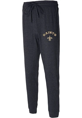 New Orleans Saints Mens Grey Scotch Fashion Sweatpants