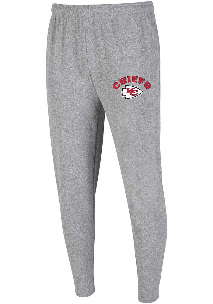 Concepts Sport Kansas City Chiefs Mens Grey Mainstream Jogger Fashion Sweatpants
