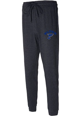 St Louis Blues Mens Grey Scotch Fashion Sweatpants