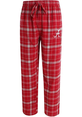 Alabama Crimson Tide Mens Plaid Flannel Sleep Pants
