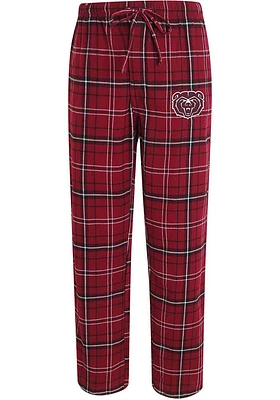 Concepts Sport Missouri State Bears Mens Maroon Plaid Flannel Sleep Pants