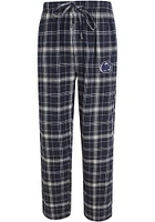 Penn State Nittany Lions Mens Navy Blue Plaid Flannel Sleep Pants