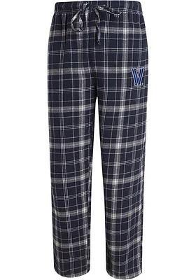 Concepts Sport Villanova Wildcats Mens Navy Blue Plaid Flannel Sleep Pants