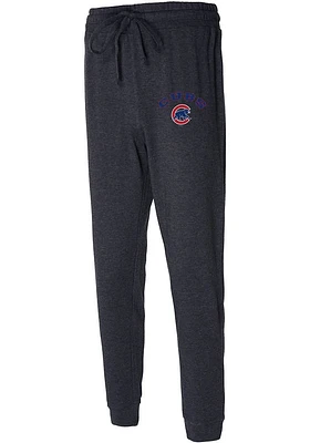 Chicago Cubs Mens Grey Scotch Fashion Sweatpants