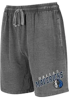 Dallas Mavericks Mens Charcoal TRACKSIDE Shorts