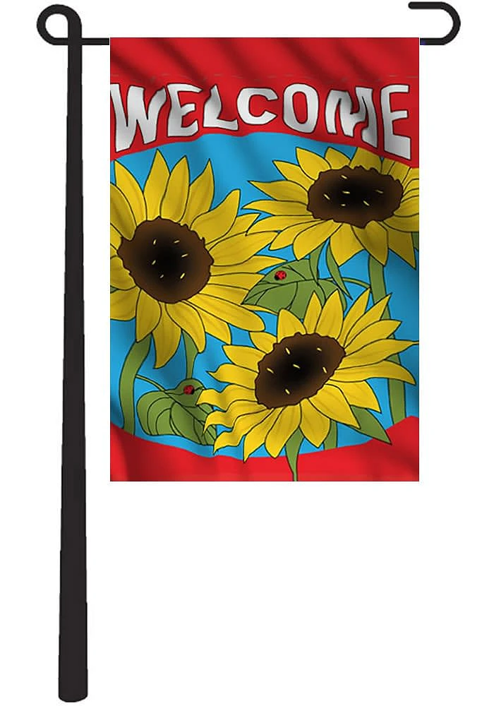 Kansas 12x18 Garden Flag - Yellow