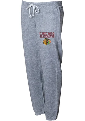 Concepts Sport Chicago Blackhawks Womens Mainstream Grey Sweatpants