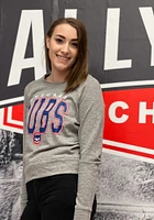 Chicago Cubs Womens Grey Mainstream Crew Sweatshirt