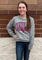 St Louis Cardinals Womens Grey Mainstream Crew Sweatshirt