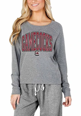 Concepts Sport South Carolina Gamecocks Womens Grey Mainstream Crew Sweatshirt