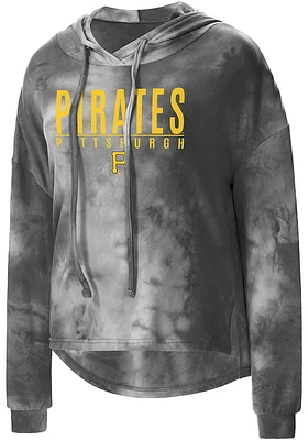 Pittsburgh Pirates Womens Charcoal Composite Hooded Sweatshirt