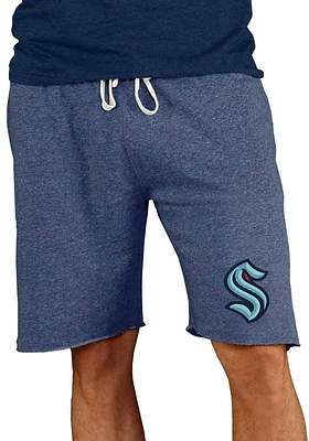 Concepts Sport Seattle Kraken Mens Navy Blue Mainstream Shorts