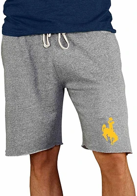 Concepts Sport Wyoming Cowboys Mens Grey Mainstream Shorts
