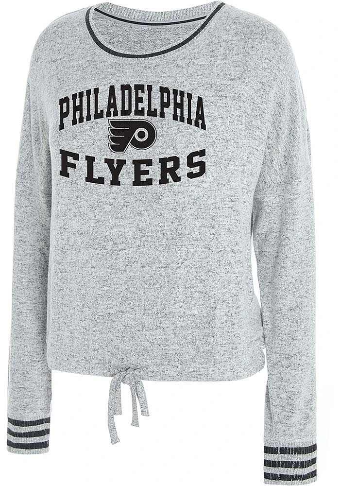 Concepts Sport Philadelphia Flyers Womens Grey Siesta Loungewear Sleep Shirt
