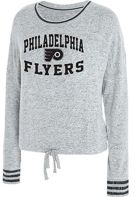 Concepts Sport Philadelphia Flyers Womens Grey Siesta Loungewear Sleep Shirt