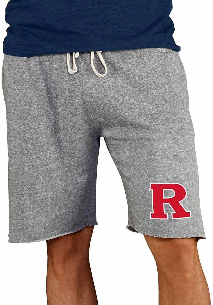 Mens Rutgers Scarlet Knights Grey Concepts Sport Mainstream Shorts