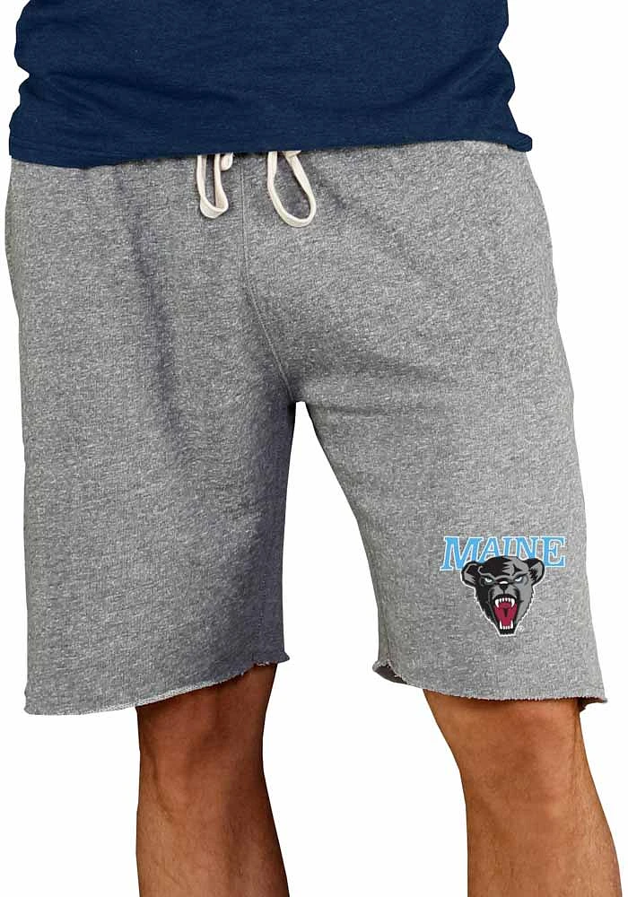 Concepts Sport Maine Black Bears Mens Grey Mainstream Shorts