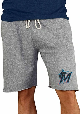 Concepts Sport Miami Marlins Mens Grey Mainstream Shorts