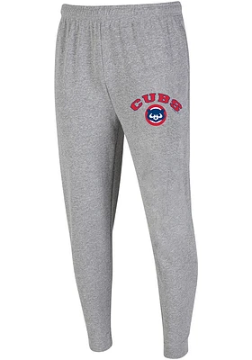 Concepts Sport Chicago Cubs Mens Grey Mainstream Jogger Fashion Sweatpants