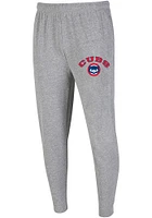 Concepts Sport Chicago Cubs Mens Grey Mainstream Jogger Fashion Sweatpants