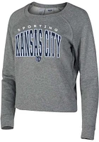 Sporting Kansas City Womens Grey Mainstream Crew Sweatshirt