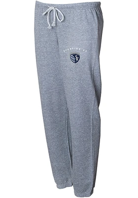 Concepts Sport Sporting Kansas City Womens Mainstream Grey Sweatpants
