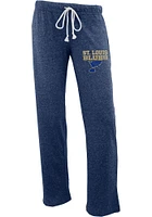Concepts Sport St Louis Blues Womens Navy Blue Quest Loungewear Sleep Pants