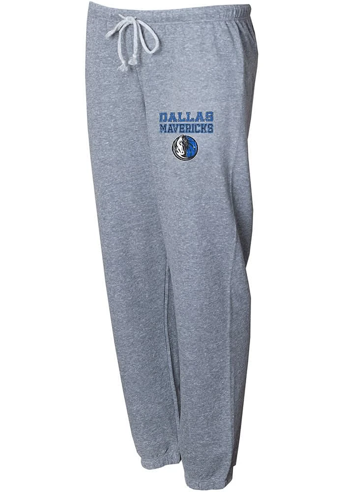 Concepts Sport Dallas Mavericks Womens Mainstream Grey Sweatpants