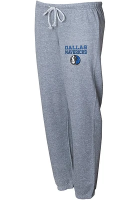 Concepts Sport Dallas Mavericks Womens Mainstream Grey Sweatpants